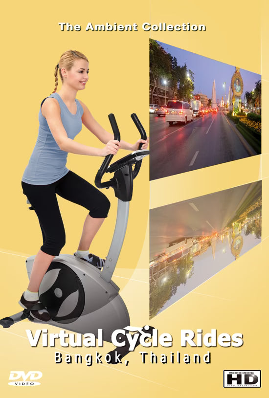 Virtual Cycle - Bangkok - Thailand with Music
