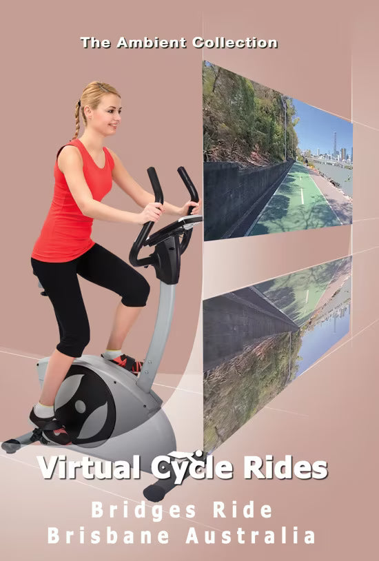 Virtual Cycle - Bridges Ride - Brisbane - Australia with Local Sounds