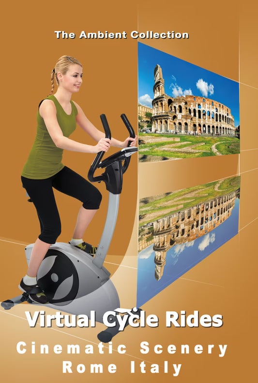 Virtual Cycle Rides - Rome Italy (Cinematic)
