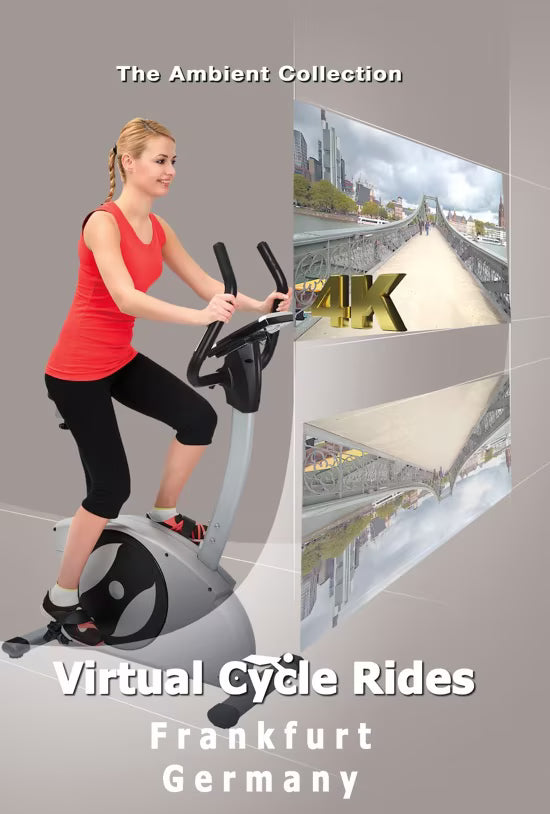 Virtual Cycle Rides - Frankfurt - Germany with also Virtual Run Frankfurt in the Rain
