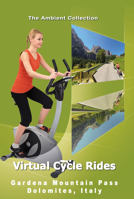 Virtual Cycle - Gardena Mountain Pass - Dolomites - Italy