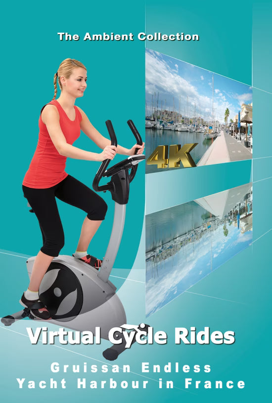 Virtual Cycle - Gruissan Endless Yacht Harbour in France