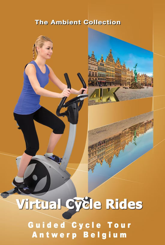 Guided Virtual Cycle Ride - Antwerp - Belgium