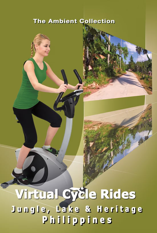 Virtual Cycle - Jungle, Lake and Heritage Rides in the Philippines with Local Binaural Sounds