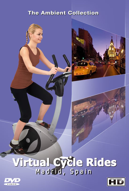 Virtual Cycle - Madrid - Spain with Uplifting Music