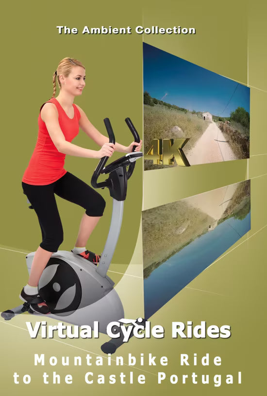 Virtual Cycle Rides - Mountainbike Ride to the Castle - Portugal