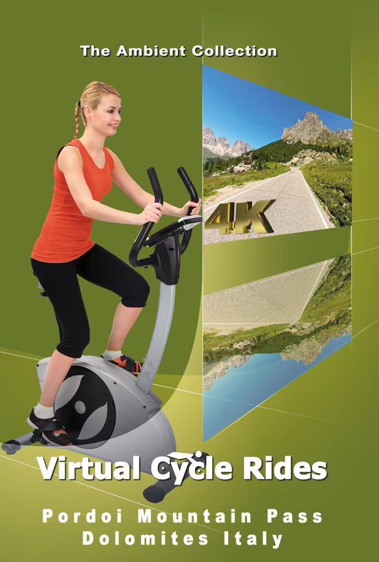 Virtual Cycle - Pordoi Mountain Pass - Dolomites - Italy