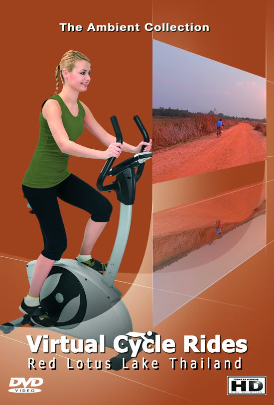 Virtual Cycle around The Red Lotus Lake in Udon Thani - Thailand with Nature Sounds