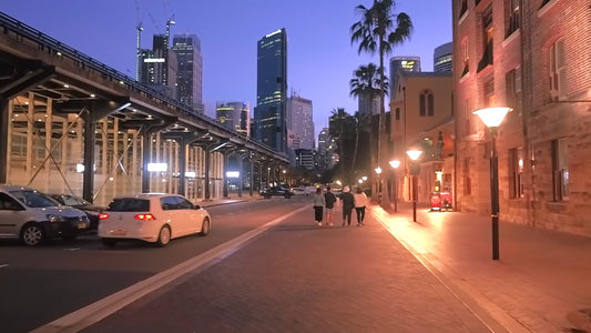 Virtual Cycle Rides - Sydney at Night - Australia
