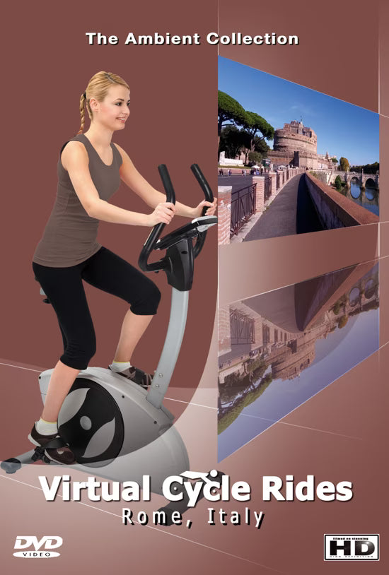 Virtual Cycle - Rome - Italy with Uplifting Music