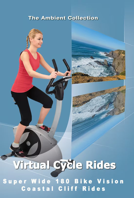 180 Super Wide Bike Vision and Cinematic Experience with Coastal Cliff Rides