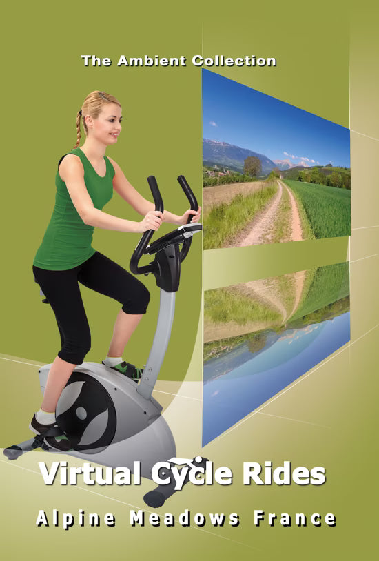 Virtual Cycle and Hike in French Alpine Meadows with Local Nature Sounds