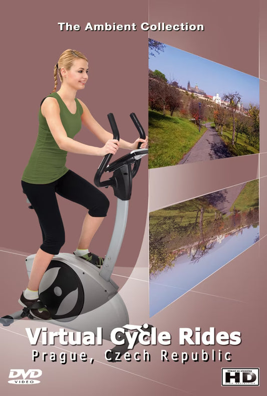 Virtual Cycle - Prague - Czech Republic with Uplifting Music