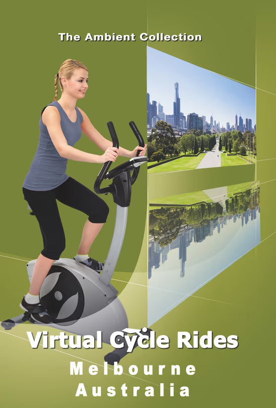 Virtual Cycle  - Day Time Melbourne - Australia with Local Sounds