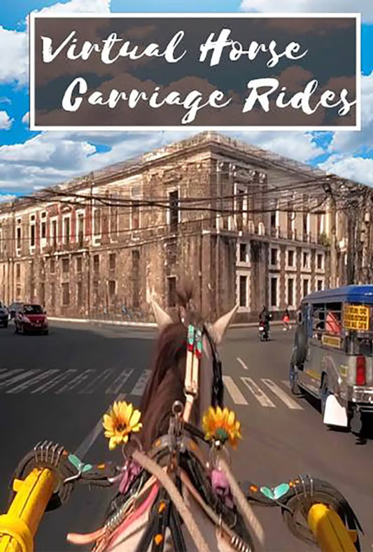Virtual Horse Ride - Manila - Philippines with Local Binaural Sounds