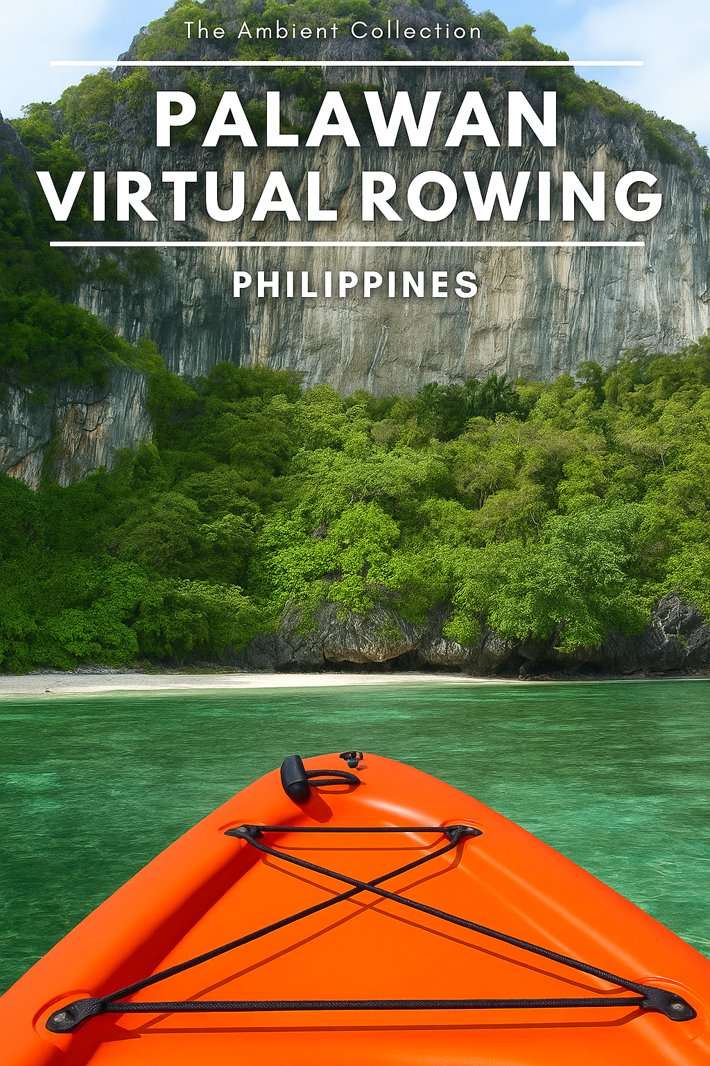 Virtual Rowing - Coron Palawan - Philippines with Binaural and Natural Sounds