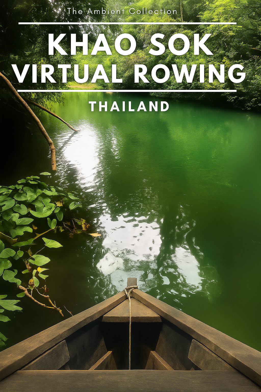 Virtual Rowing -  Khao Sok National Park - Thailand + Binaural Audio