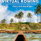 Virtual Rowing - Mindoro Philippines with Tropical Beaches - Fishing Villages with Sea Sounds