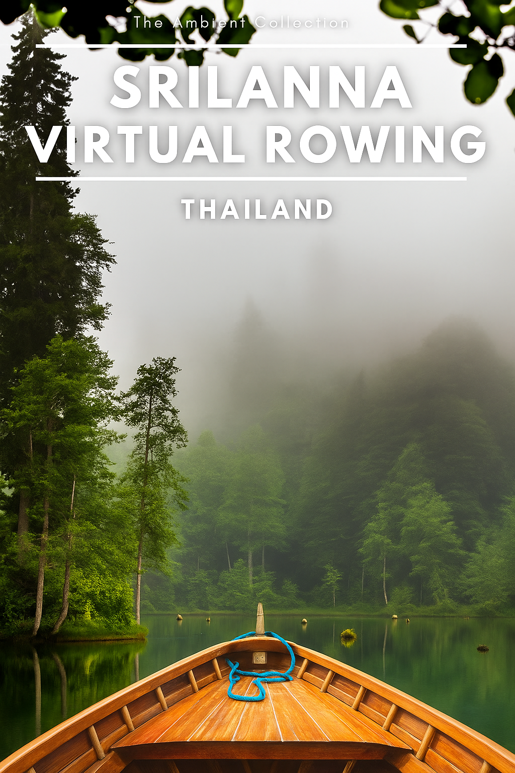 Virtual Rowing - Misty Lake - Sri Lanna National Park - Thailand