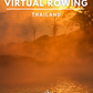 Virtual Rowing - Sunset in Tropical Lakes with Water and Nature Sounds