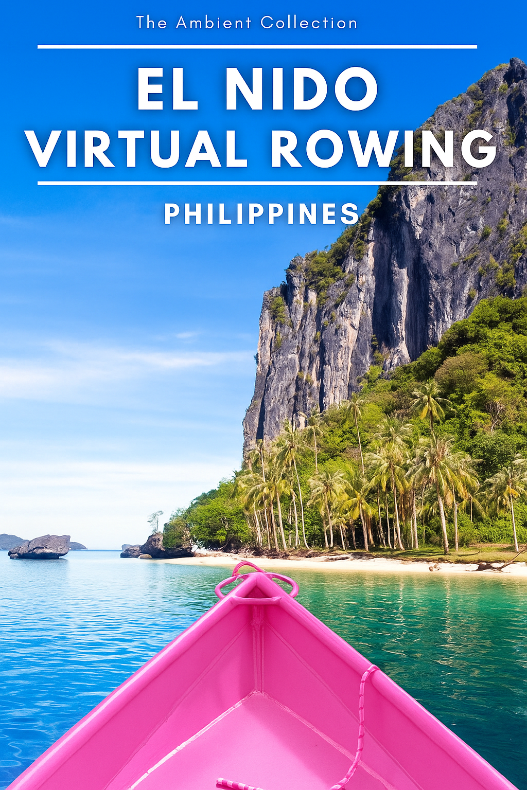 Virtual Rowing - Tropical Paradise Islands with Binaural and Natural Sounds