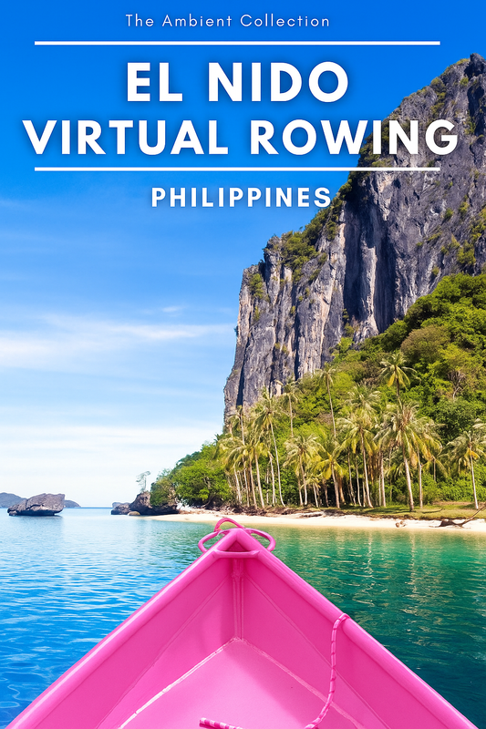 Virtual Rowing - Tropical Paradise Islands with Binaural and Natural Sounds