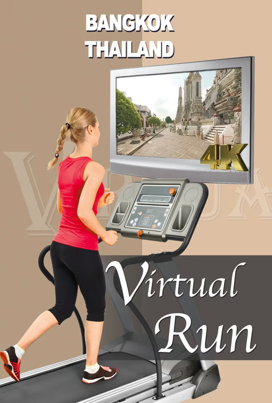 Virtual Run - Bangkok Wat Arun - Wat Pho - Riverviews and Siam Square - Thailand