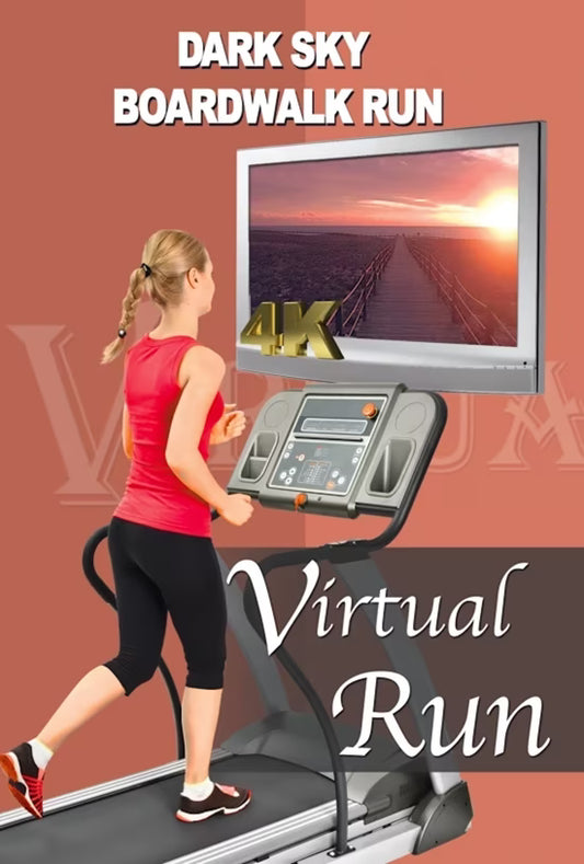 Virtual Run - Dark Sky Boardwalk Run - Algarve - Portugal