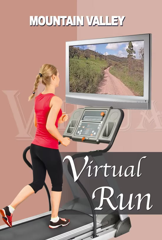 Virtual Run - Mountain Valley in the Algarve + HD Audio