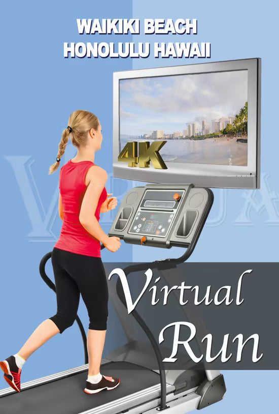 Virtual Run - Waikiki Beach - Honolulu Hawaii - USA