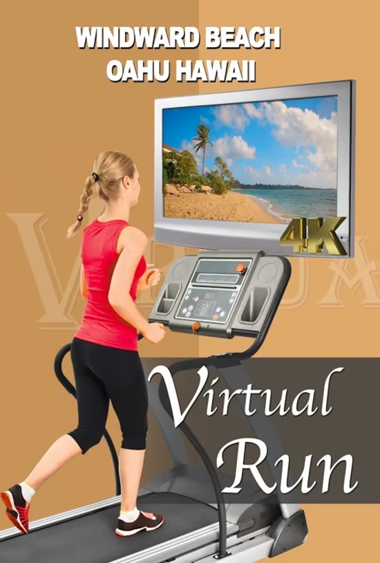Virtual Run - Windward Beach - Oahu Hawaii - USA