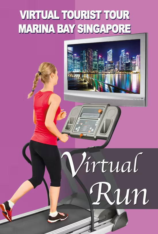 Virtual Run - Virtual Tourist Tour -  Marina Bay Singapore