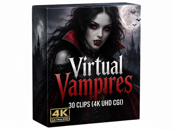 Creator Pack - 30 single clips of Virtual Vampires (4K UHD) (Copy)