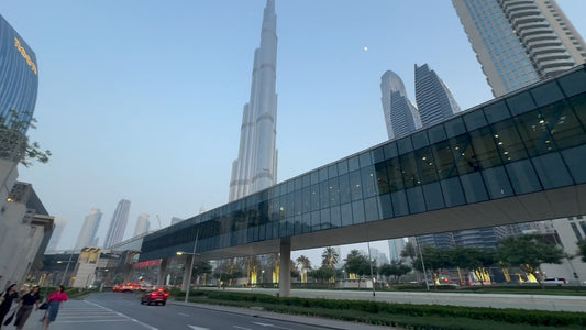 Virtual Walk - Dubai around Burj Khalifa - UAE