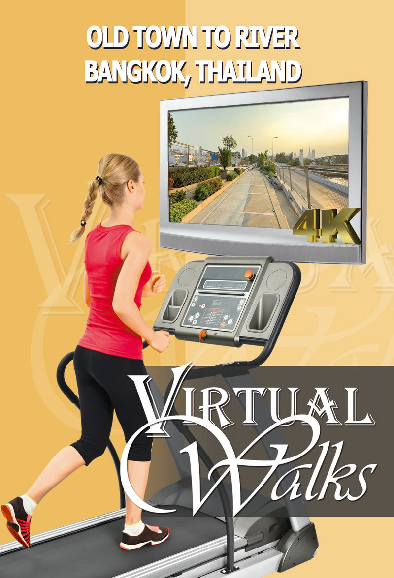 Virtual Walk - Old Town to River - Bangkok, Thailand