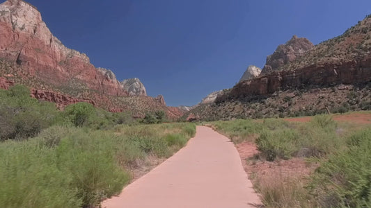 Virtual Walk – Greenway, Zion National Park, Utah, United States