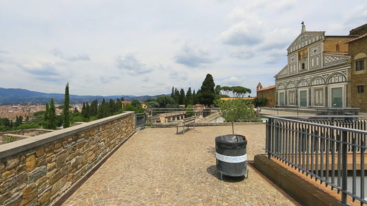 Virtual Walk – Piazzale Michelangelo Area, Florence, Italy