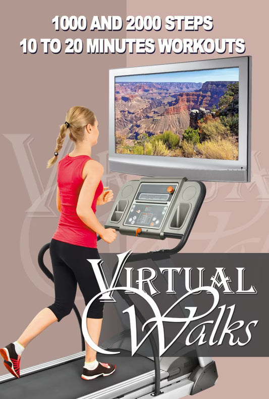 1000 and 2000 Steps 10 to 20 Minutes Workouts + Nature Walks for Indoor walking or Treadmill Exercise