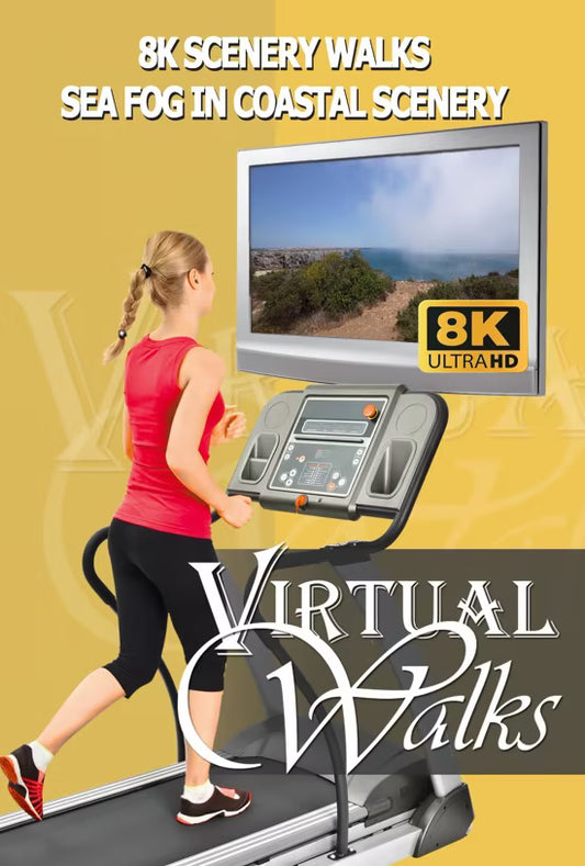 Scenery Walks - Sea Fog - Amazing Walks with Sea Fog and Low Clouds in Coastal Scenery