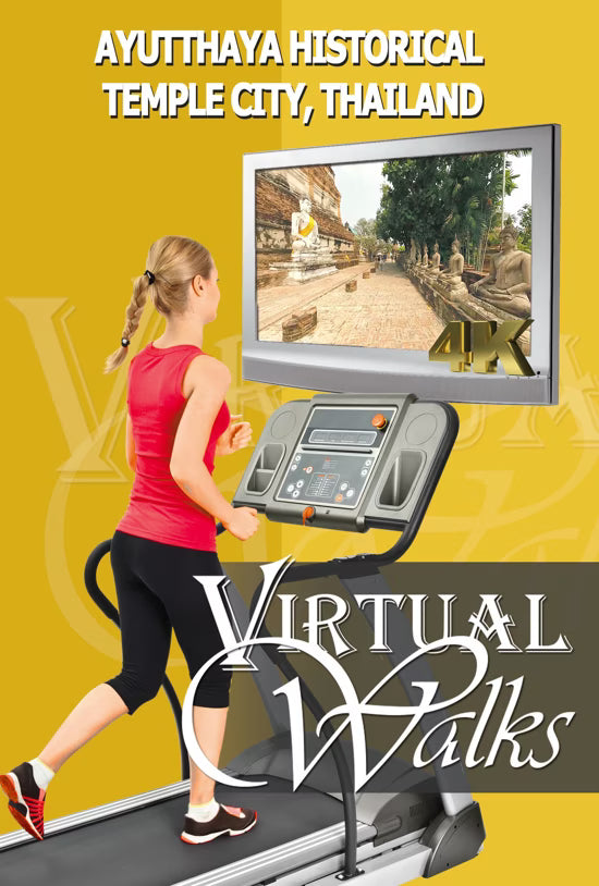 Virtual Walks - Ayutthaya Historical Temple City Thailand