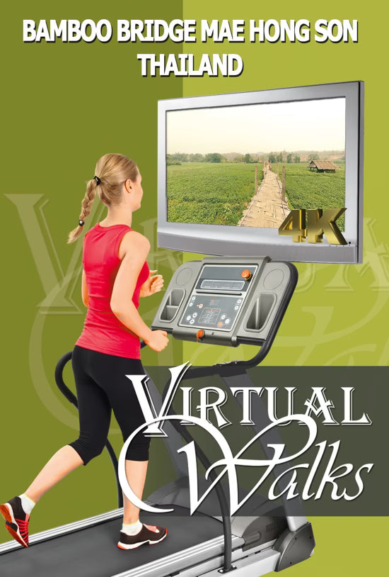 Virtual Walk - Bamboo Bridge - Mae Hong Son - Thailand