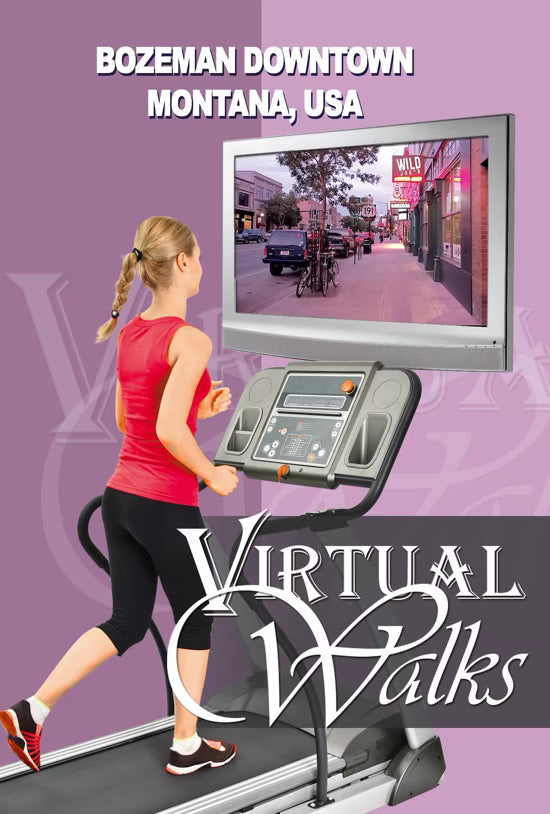 Virtual Walk - Bozeman Downtown - Montana - USA with Local Sounds