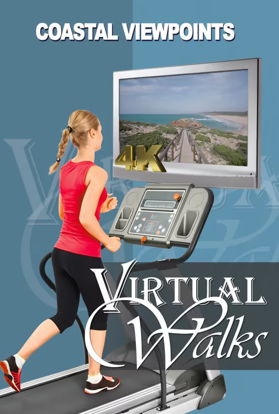 Virtual Walk - Coastal Viewpoints Walk - Filmed in 6K - Ocean Sounds