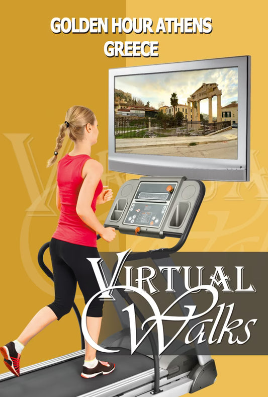 Virtual Walk - Golden Hour Athens - Greece