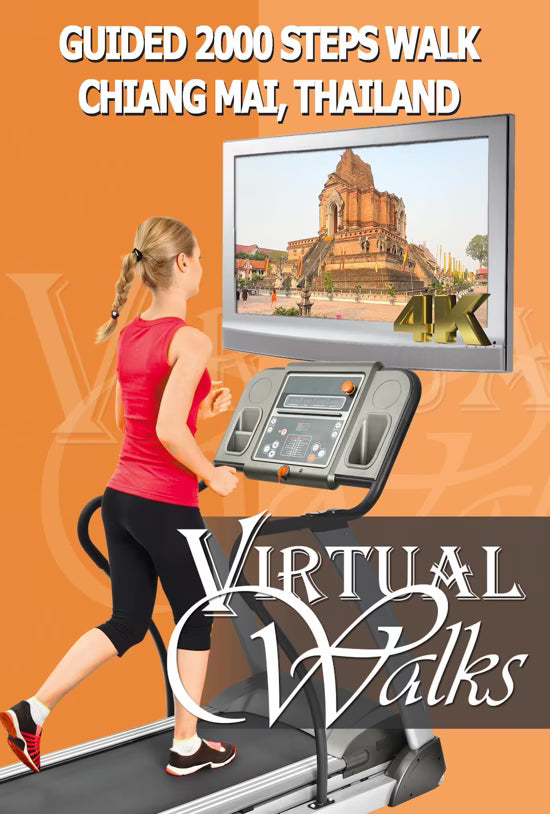 Guided Spiritual Virtual Walk - 2000 Steps Chiang Mai - Thailand