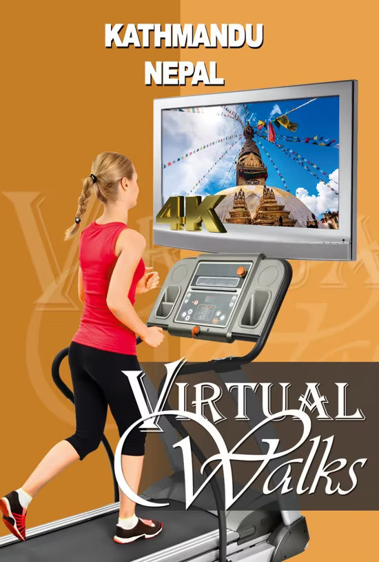 Virtual Walk - Nepal - Explore Ancient Temples - Have fun with the Monkeys and discover Old Villages