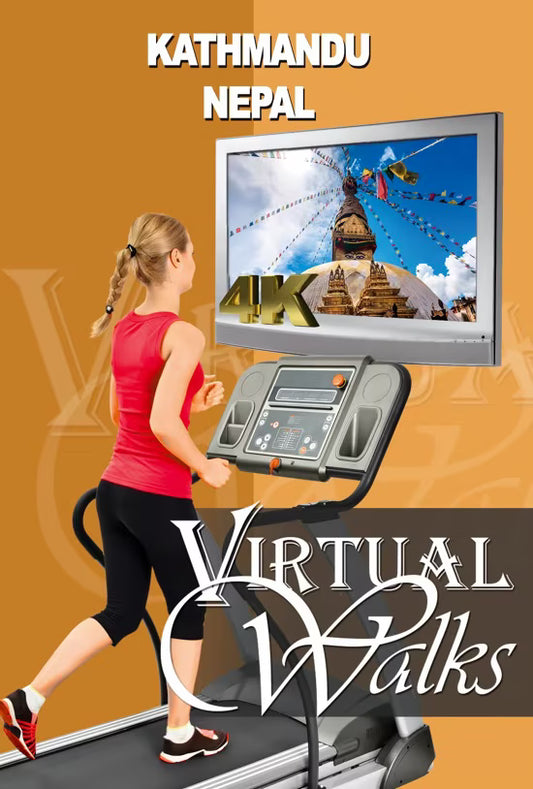 Virtual Walk - Nepal - Explore Ancient Temples - Have fun with the Monkeys and discover Old Villages