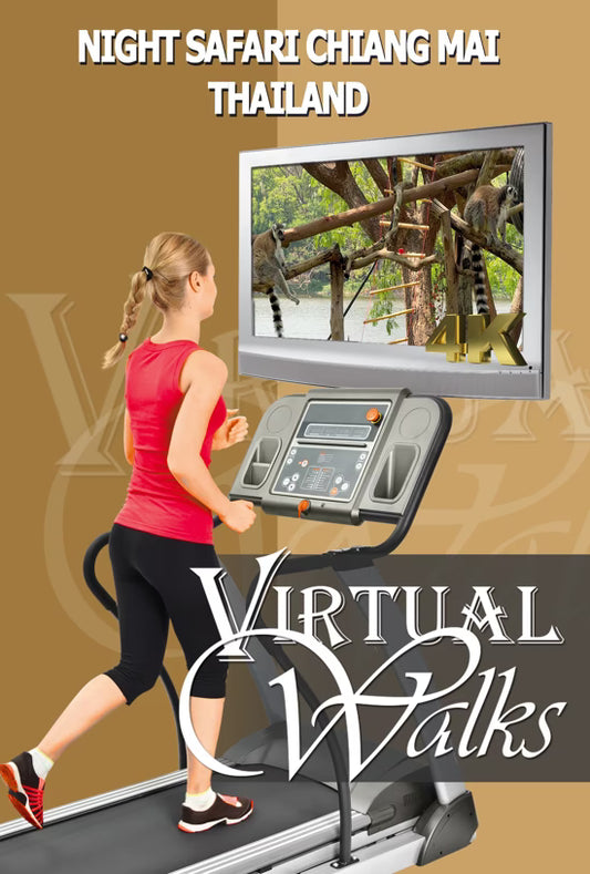 Virtual Zoo Walk - Night Safari - Chiang Mai - Thailand