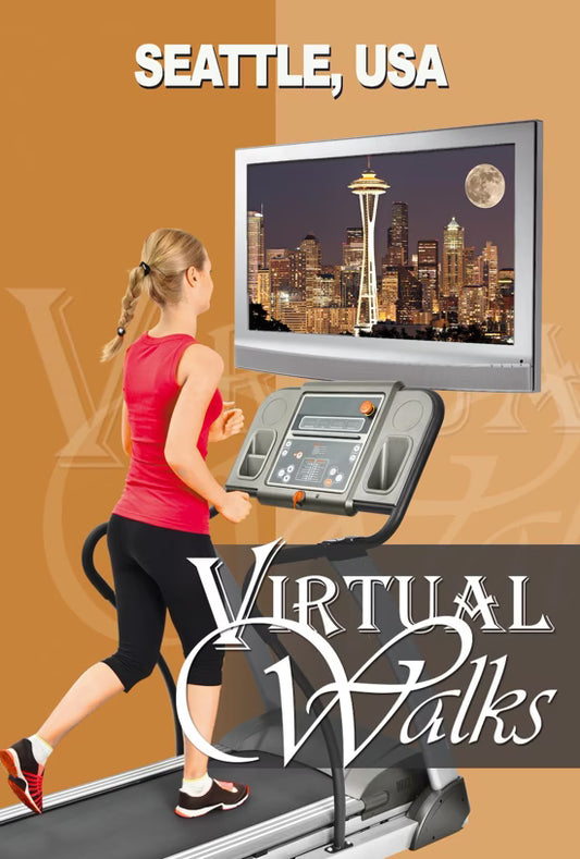 Virtual Walk - Seattle - Washington USA with Local Sounds