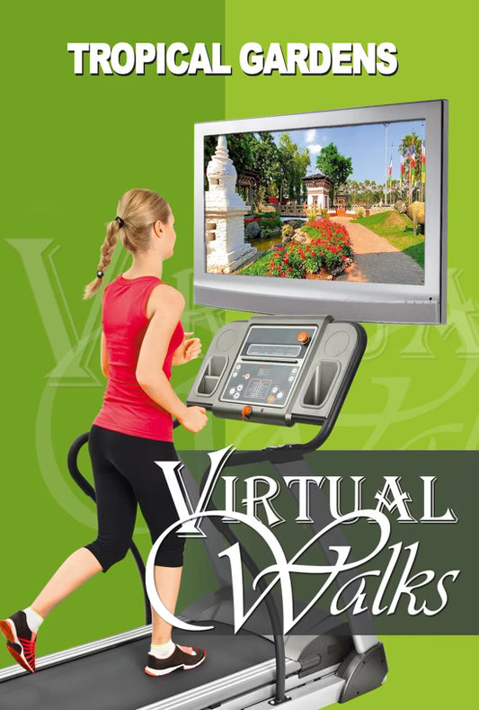 Relaxing Virtual Walk - Tropical Gardens